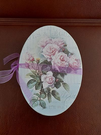 Μπομπονιέρα Κουτάκι *Pink Roses*