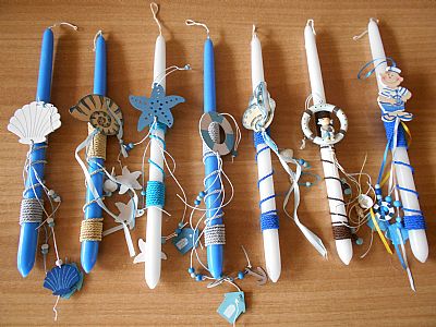 Λαμπάδες σε Καλοκαιρινό Στυλ 