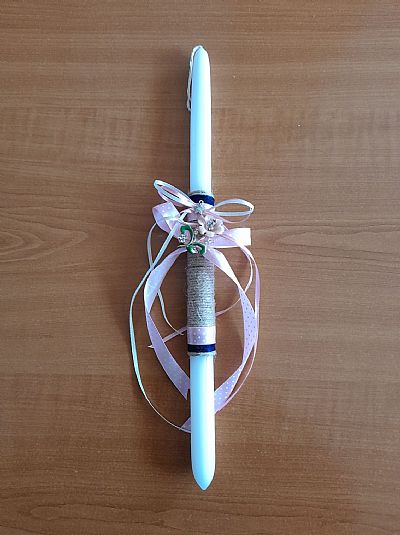 Γυναικεία Κομψή Λαμπάδα με καρφίτσα λουλούδια