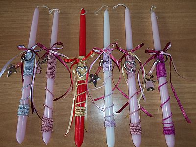 Γυναικείες κομψές λαμπάδες με Μεταλλικό Μπρελόκ