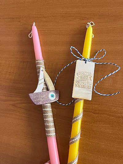 Διάφορα Σχέδια Στρογγυλές Λαμπάδες 